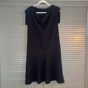 Max & Co. Black Cowl Neck Midi Dress